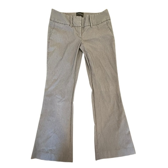 The Limited Pants - The Limited Drew Fit Gray Pinstripe Trousers- EUC